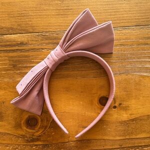 Charming Pink Bow Headband for Kids